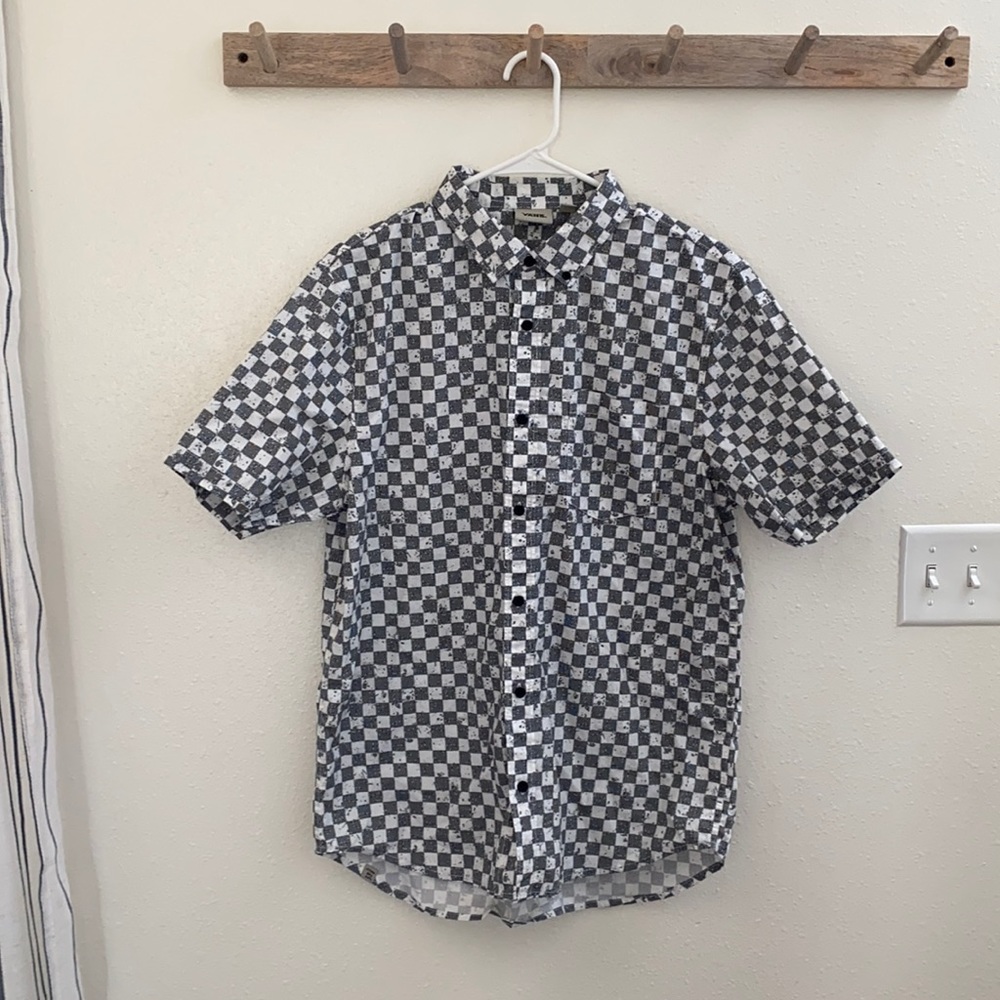 VANS men's collared button up